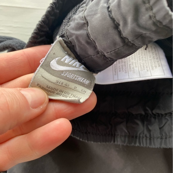 Nike 90s vintage black/hot‎ pink track pants small - Picture 5 of 8